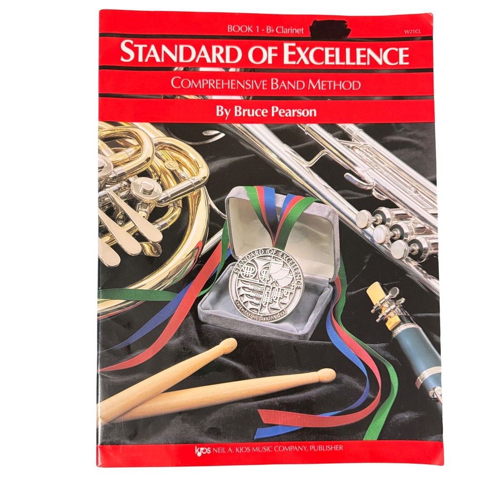 Standard of Excellence Book 1 Bb Clarinet Band Method Bruce Pearson W21CL